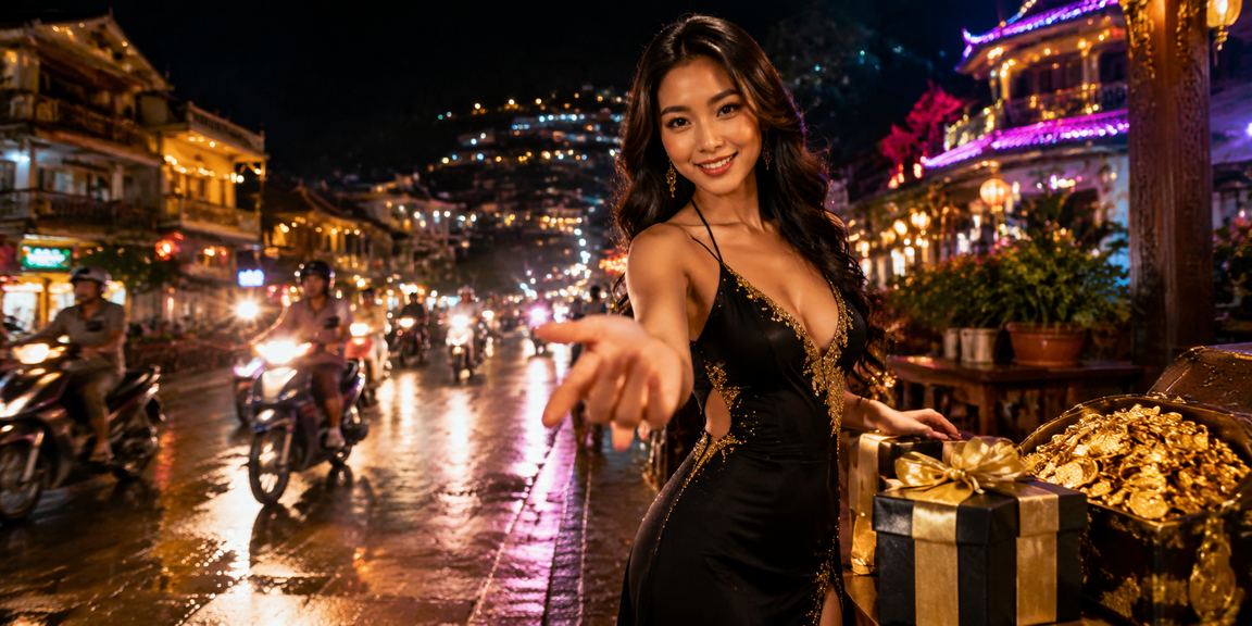 Sân chơi cá cược casino tại Sapa đêm rực rỡ ánh đèn neon